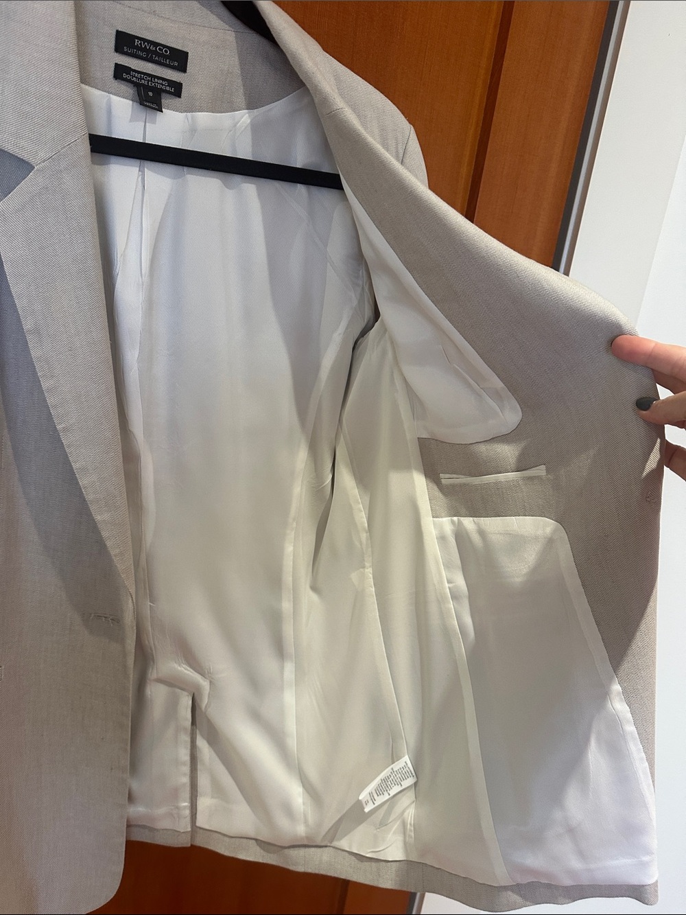 Ivory Women's Blazer Jacket - - Picture 6 of 6